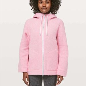 Lululemon So Sherpa Hooded Jacket Size 10 MSRP$148